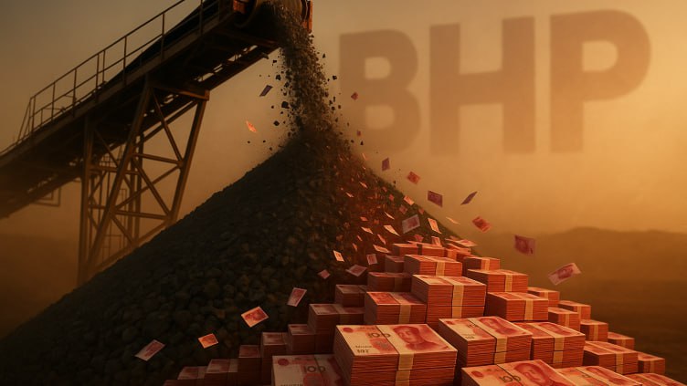 C четвертого квартала 2025 года, крупнейшая в мире горнодобывающая компания будет оплачивать 30% своих спотовых продаж железной руды в Китай в юанях, а не в долларах США
