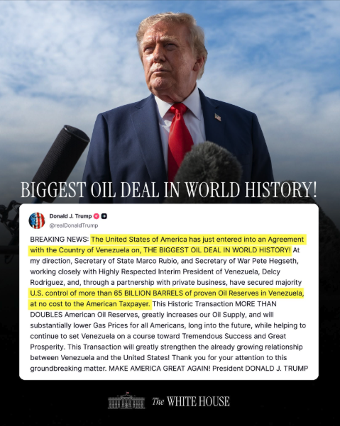 25‑летний нефтяной договор США и Венесуэлы вызывает сомнения в законности и прозрачности