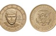 «Золотая» долларовая монета с портретом Трампа Монетного двора США быстро распродана — золота в ней нет