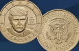 Трамп стал первым действующим президентом США, изображённым на выпущенной Монетным двором долларовой монете