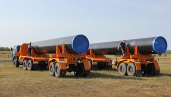 Доставка первых труб на строительство газопровода Сила Сибири Газпром подписал соглашение о специальных ценах с производителями ТБД