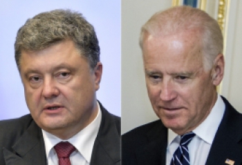 Президент Украины Порошенко отзвонился вице-президенту США Байдену
