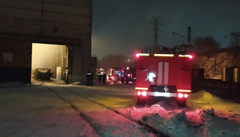 Ликвидирован крупный пожар в одном из цехов Магнитогорского металлургического комбината